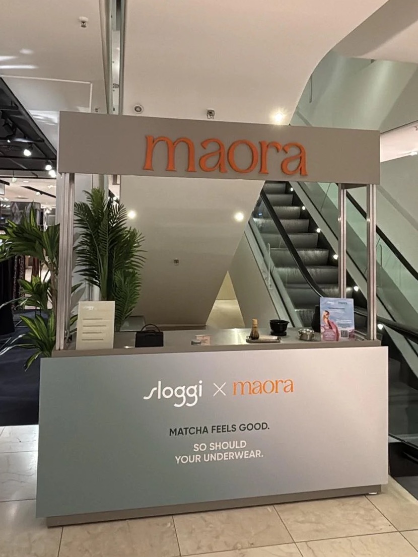 Matcha Bar für ein Matcha Catering im Breuninger Store in Stuttgart