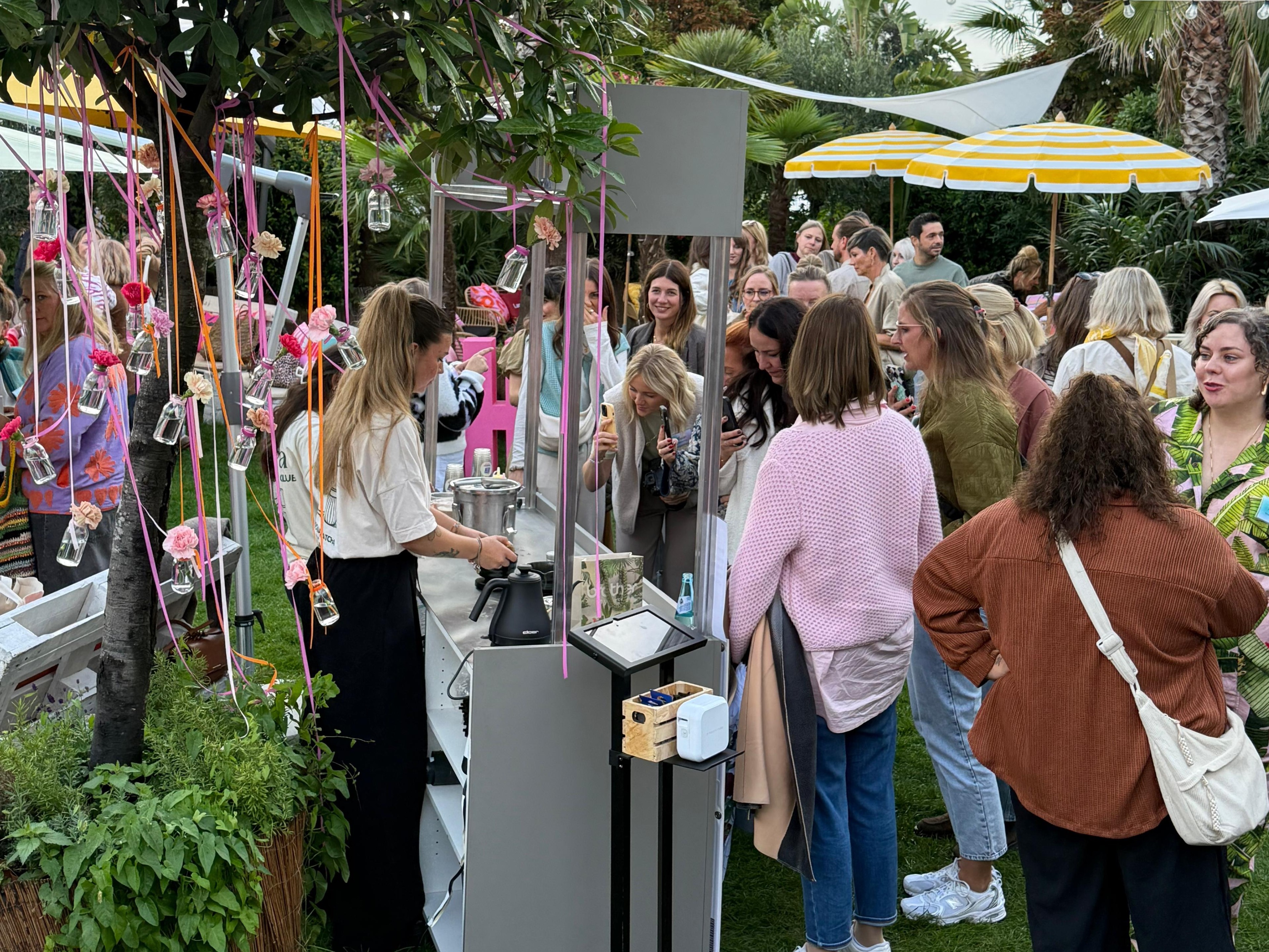 Matcha Bar auf einem Influencer Event in Karben