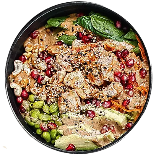 Poke Bowl mit Hähnchen